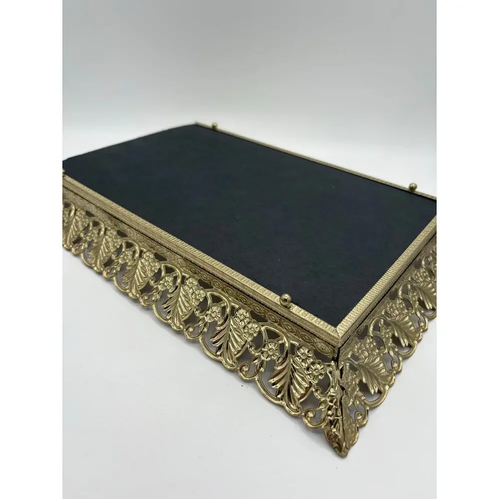 Vintage Rectangle Vanity Tray Mirror